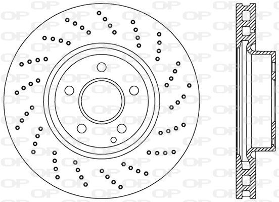 OPEN PARTS Тормозной диск BDR2419.25